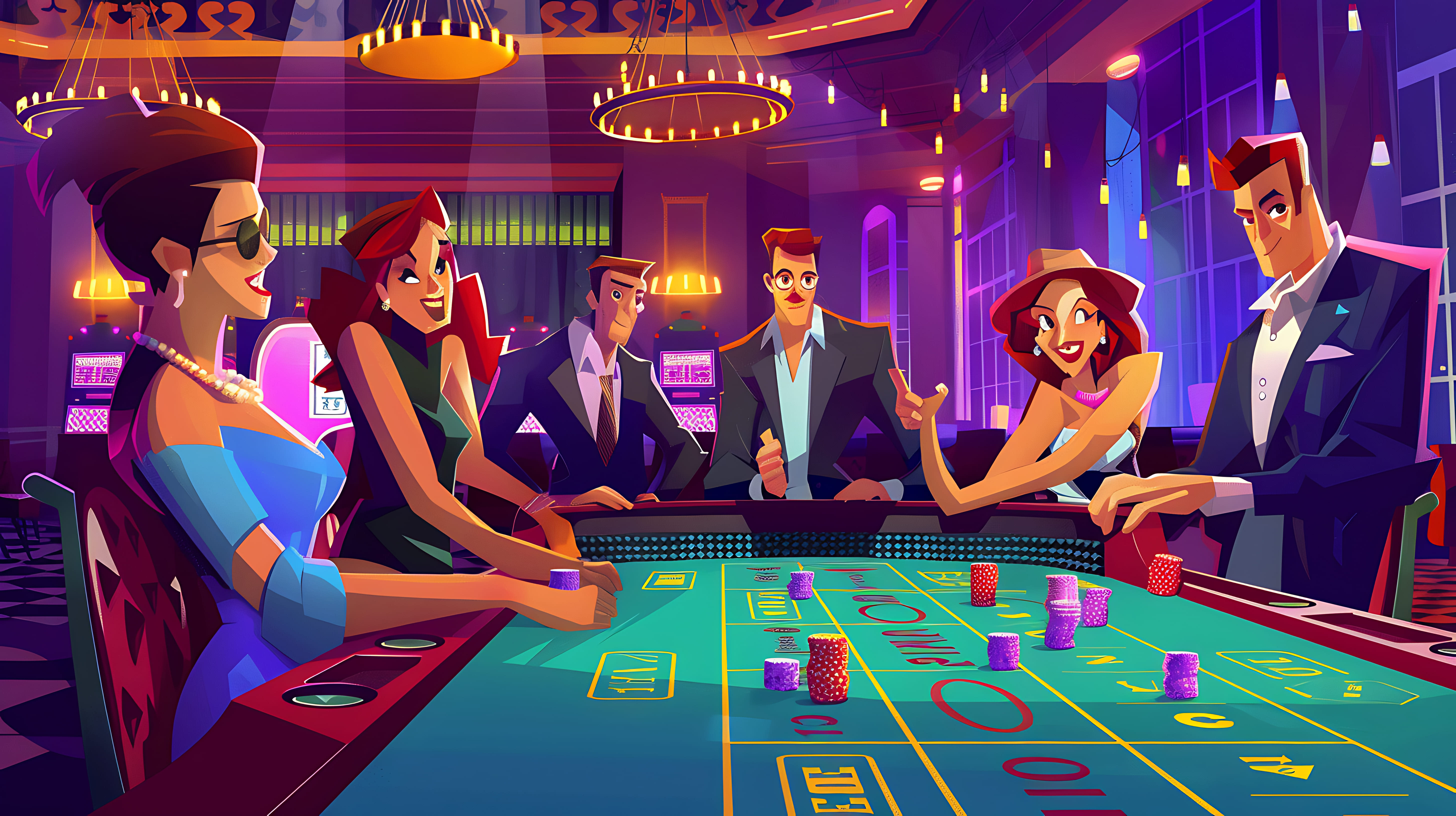 Player enjoying a social reel-based game